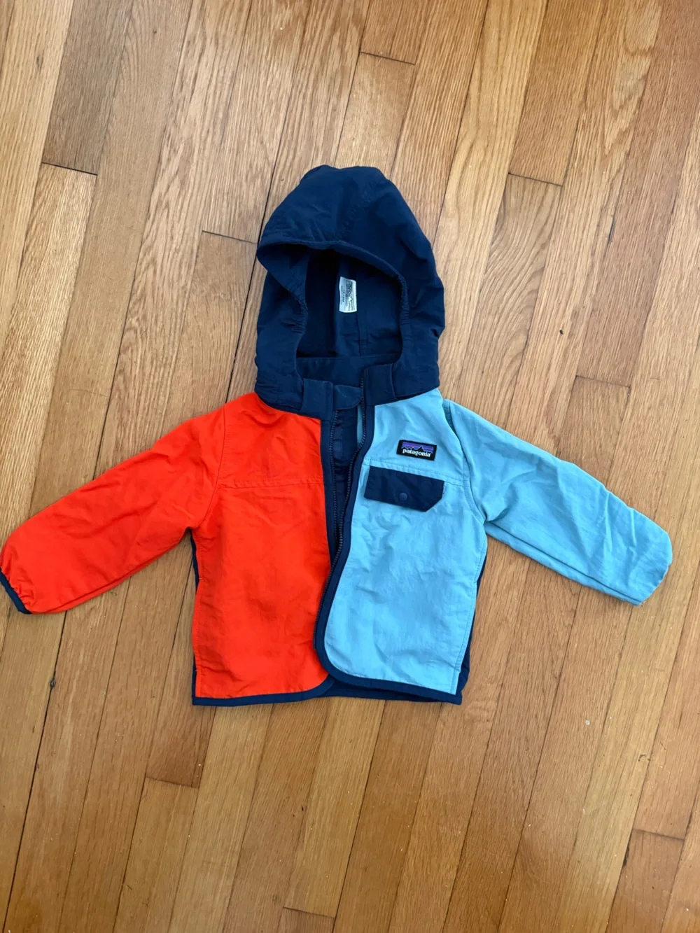 Patagonia rain jacket with removable hood